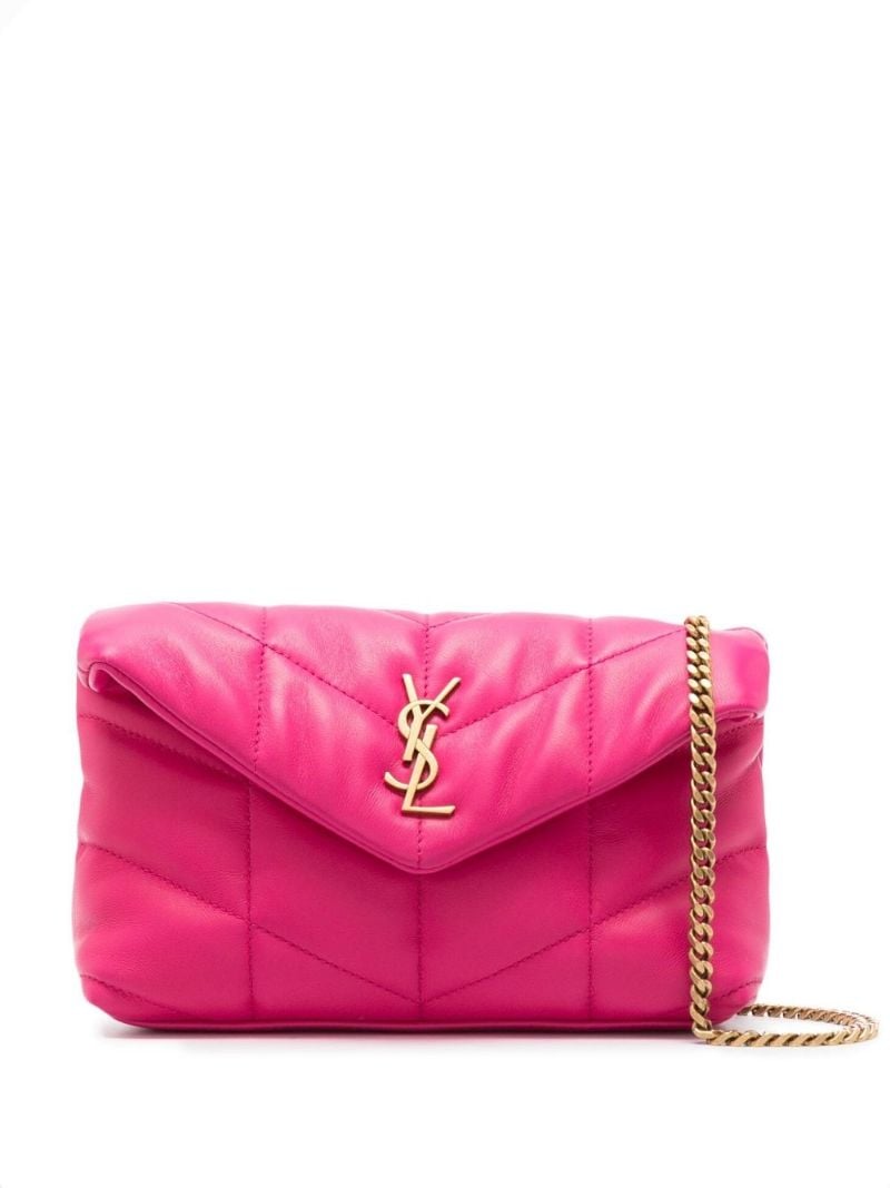 Pink Puffer Toy Leather Mini Cross Body Bag