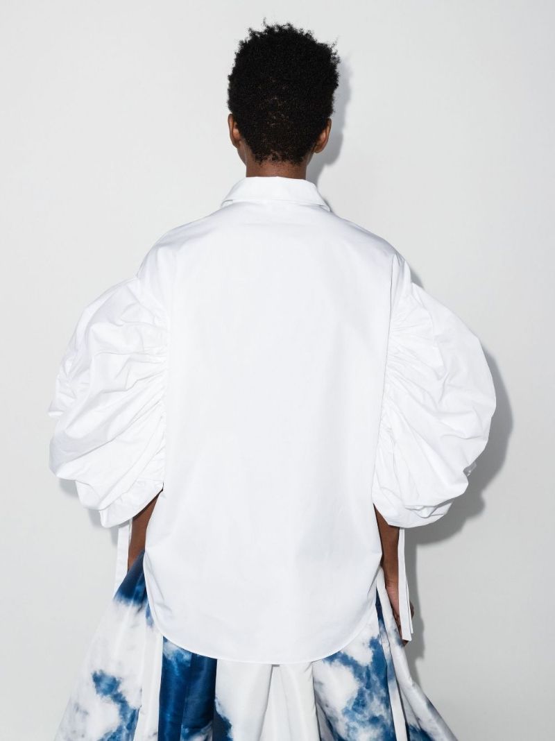 Puff Sleeve Organic Cotton Shirt