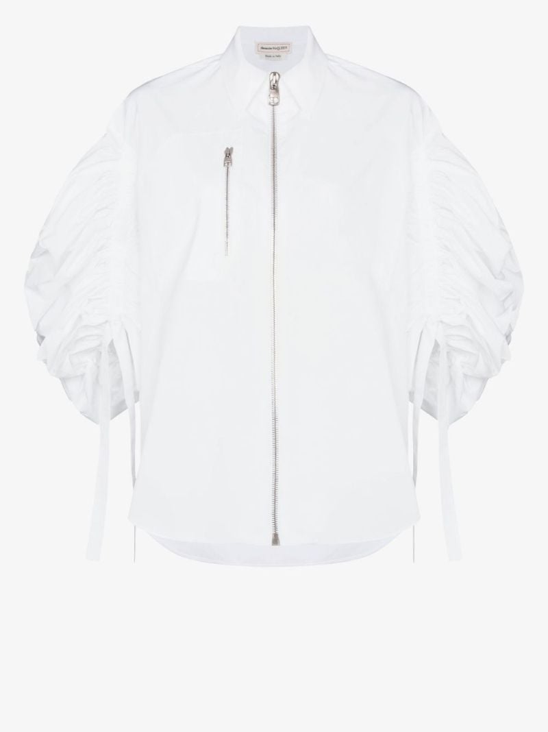 Puff Sleeve Organic Cotton Shirt