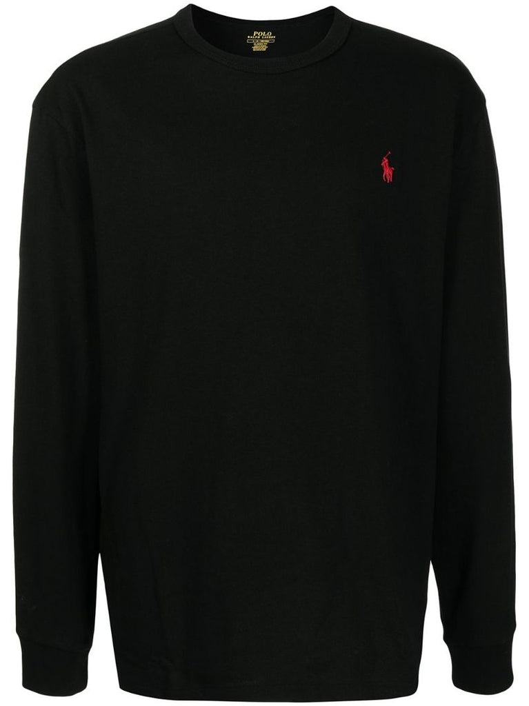 Black Polo Pony Sweatshirt