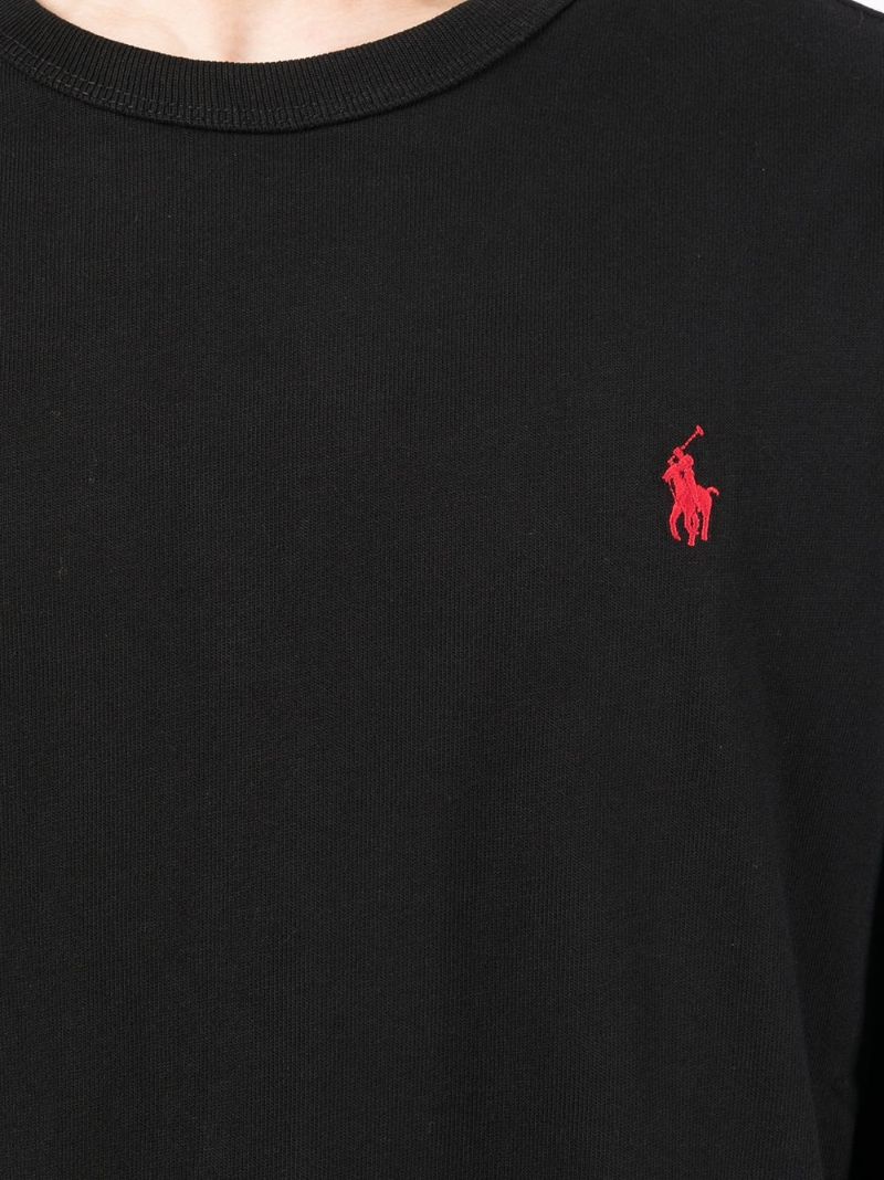 Black Polo Pony Sweatshirt