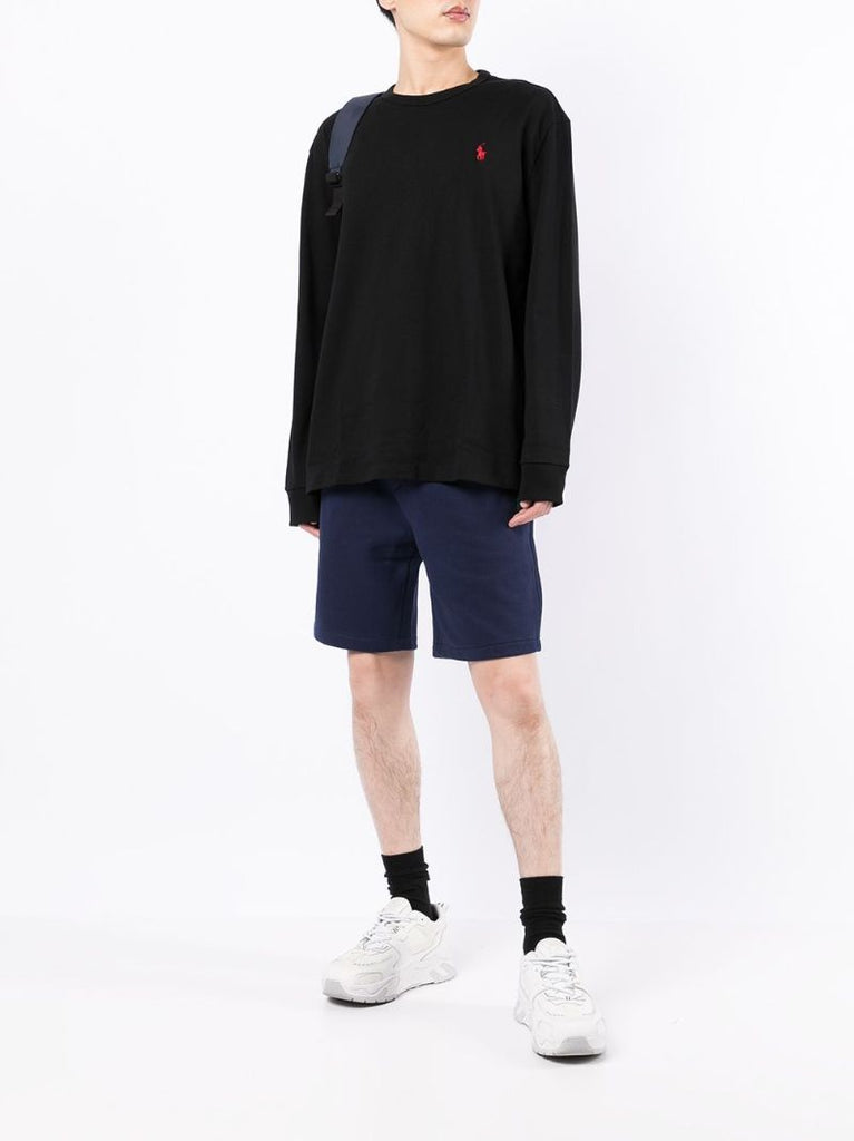Black Polo Pony Sweatshirt