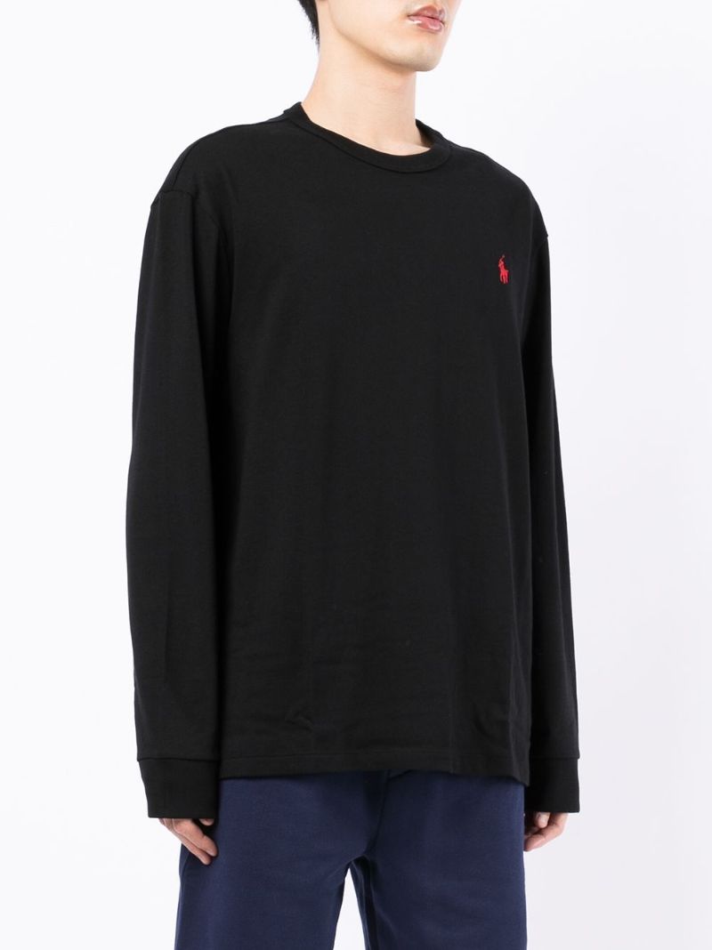 Black Polo Pony Sweatshirt