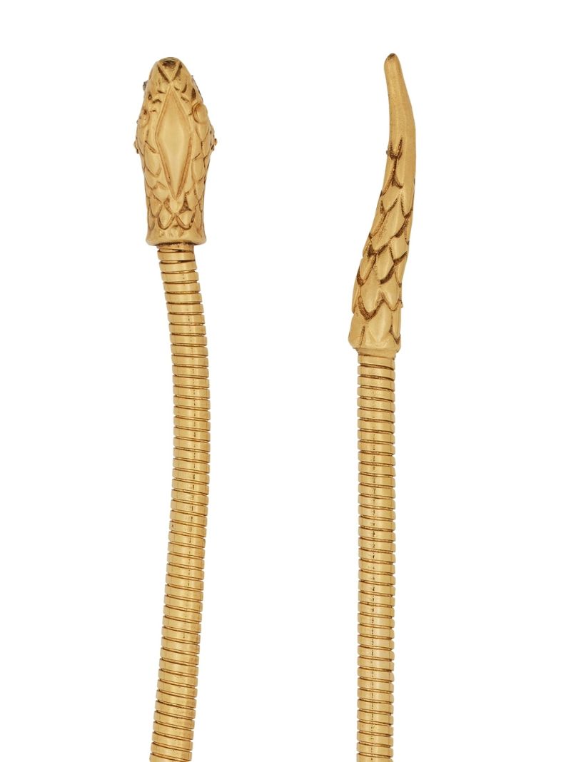 Gold-tone Snake Chain Belt