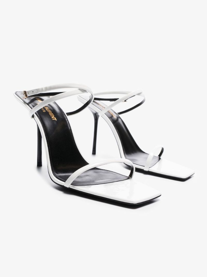 White Baliqua 95 Leather Sandals