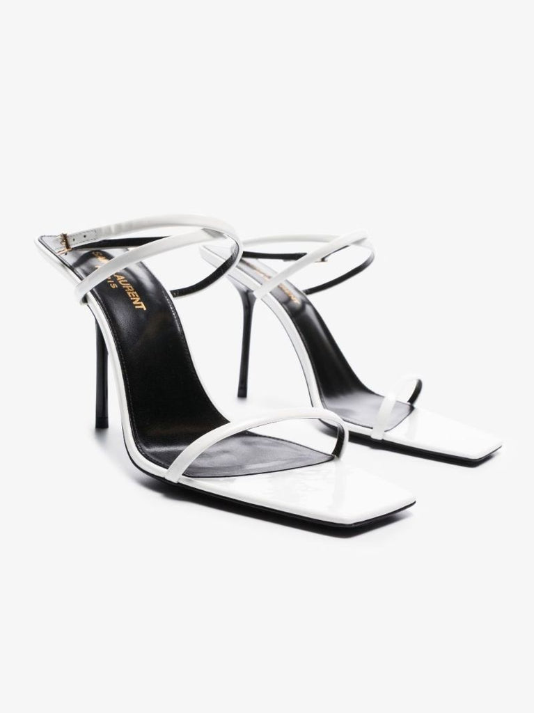 White Baliqua 95 Leather Sandals