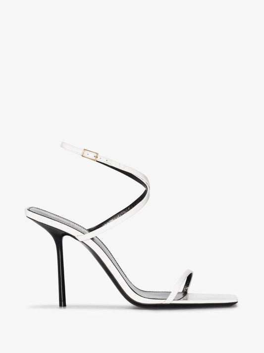 White Baliqua 95 Leather Sandals