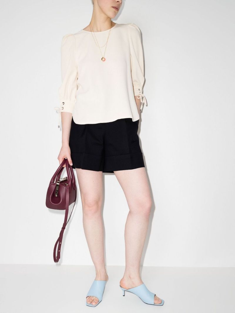 High-waisted Tailored Shorts