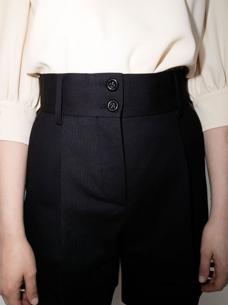 High-waisted Tailored Shorts