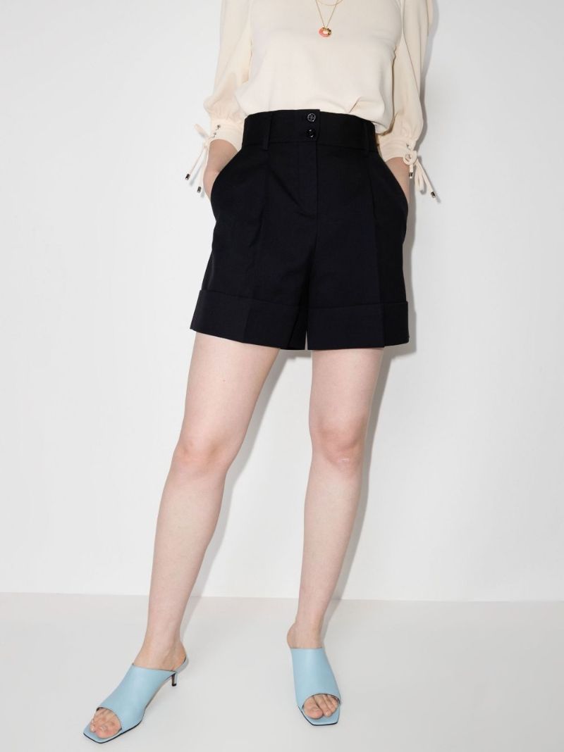 High-waisted Tailored Shorts