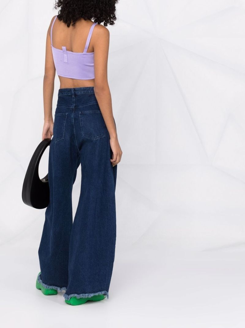 The Bandeau Intarsia-knit Top