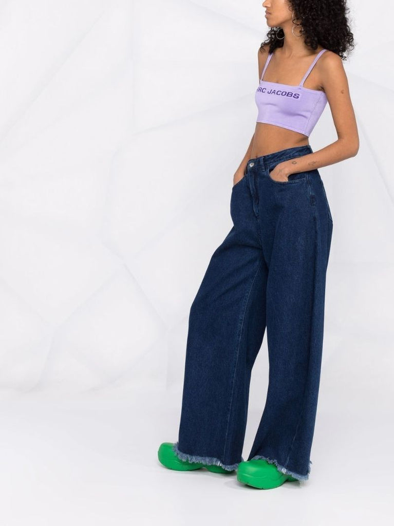 The Bandeau Intarsia-knit Top