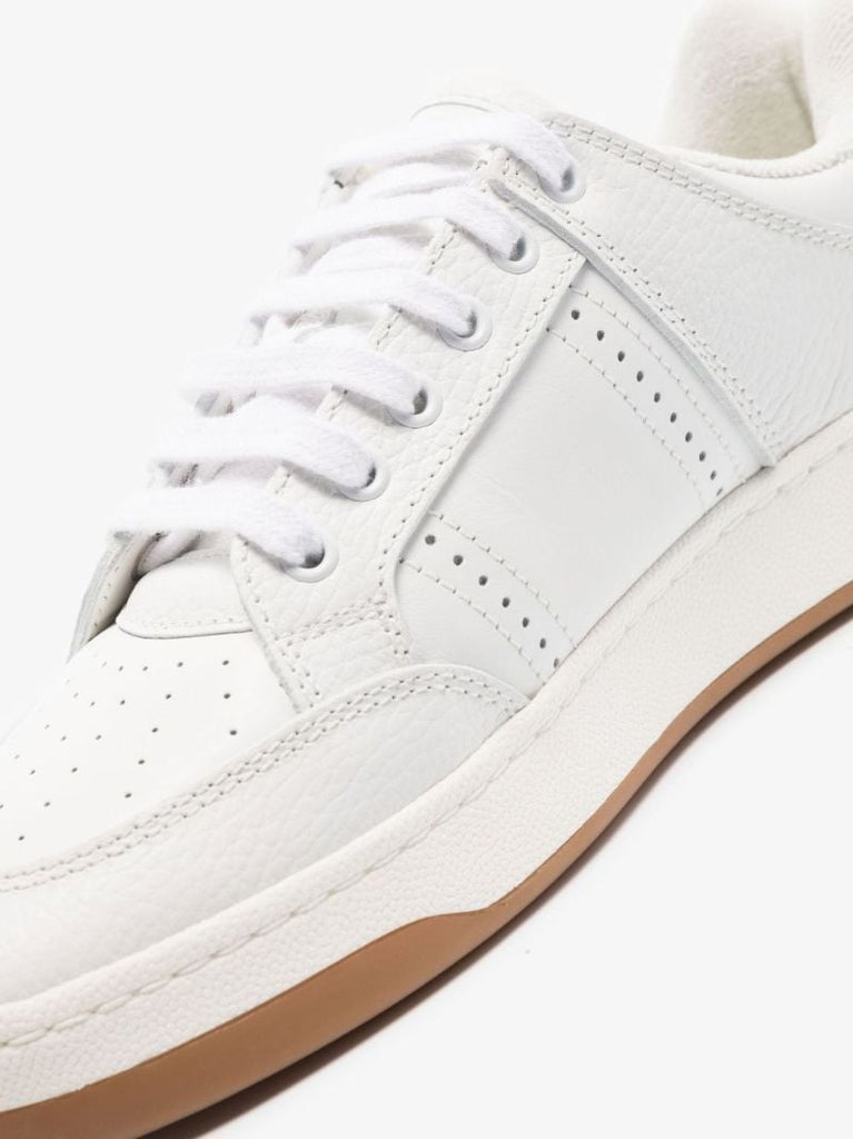 White Sl/61 Low-top Leather Sneakers