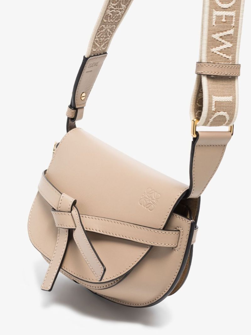 Neutral Gate Mini Leather Cross Body Bag
