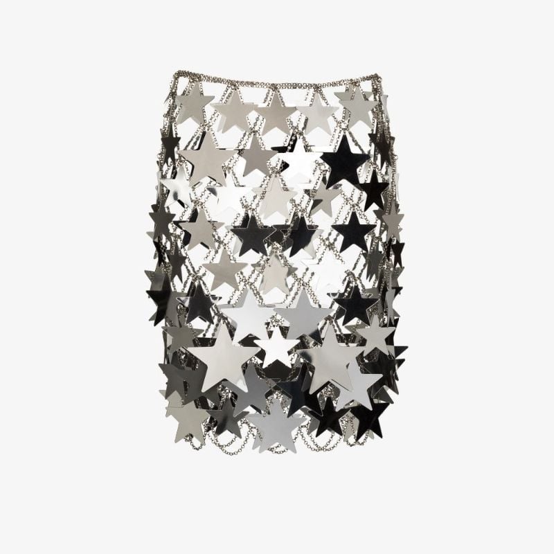Star Chain Mail Mini Skirt