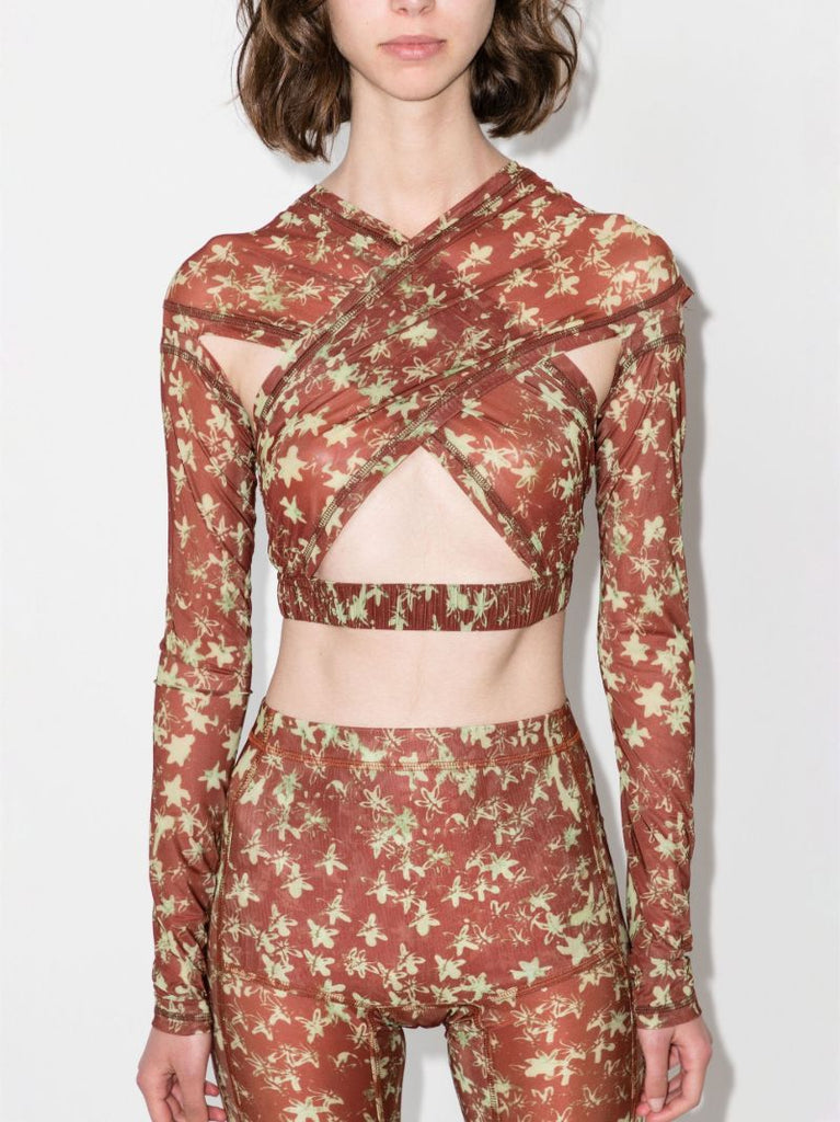 Anti Crossover Cropped Top
