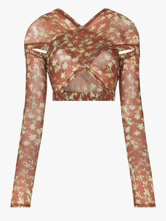 Anti Crossover Cropped Top