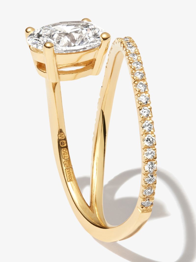 18k Yellow Gold Billie Diamond Ring