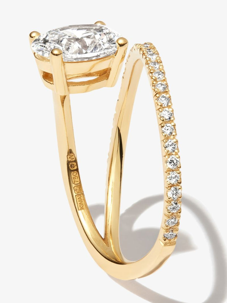 18k Yellow Gold Billie Diamond Ring