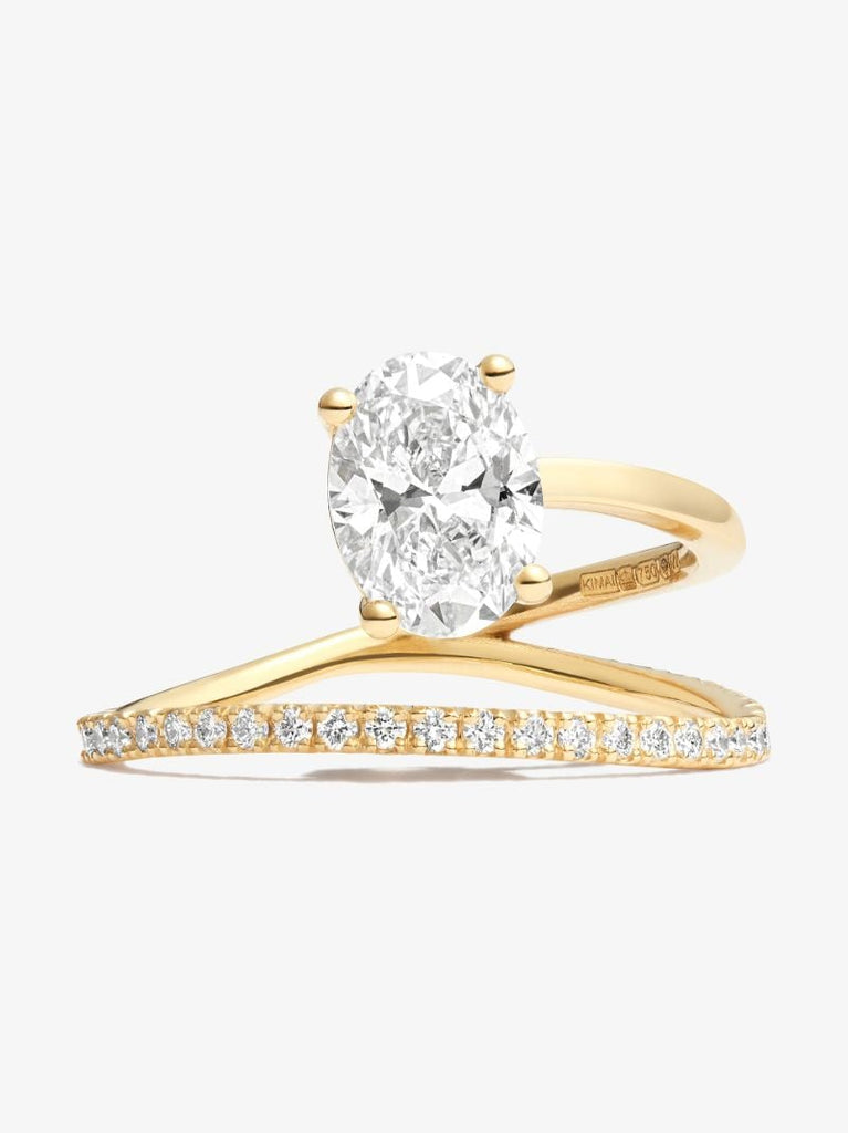 18k Yellow Gold Billie Diamond Ring