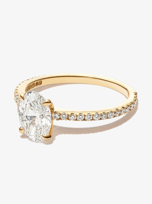 18k Yellow Gold Maya Diamond Ring