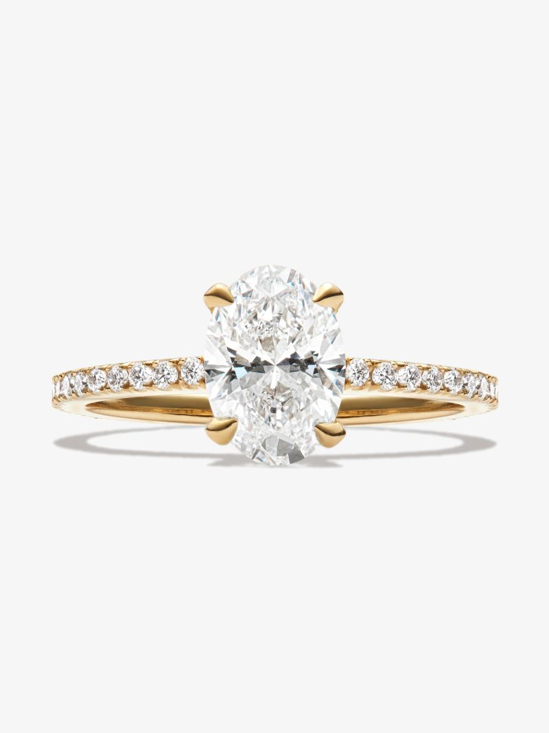 18k Yellow Gold Maya Diamond Ring