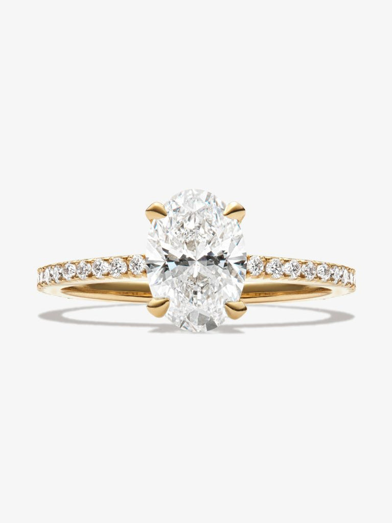 18k Yellow Gold Maya Diamond Ring