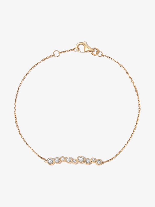 18k Yellow Gold Amie Diamond Chain Bracelet