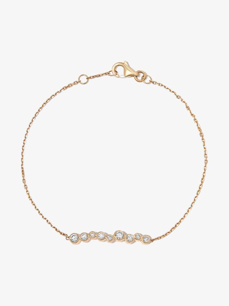 18k Yellow Gold Amie Diamond Chain Bracelet