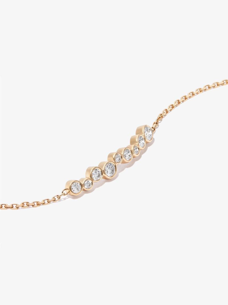 18k Yellow Gold Amie Diamond Chain Bracelet