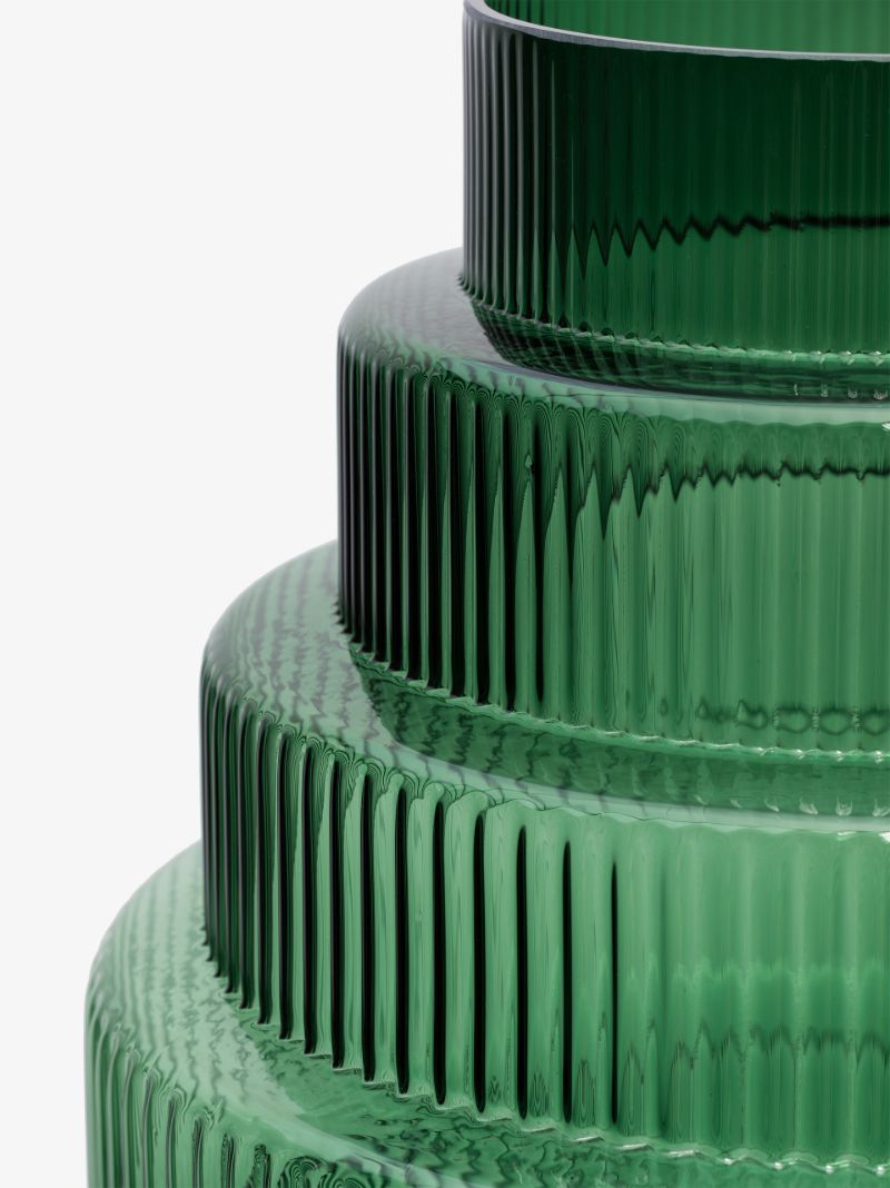 Green Steps Large Vase