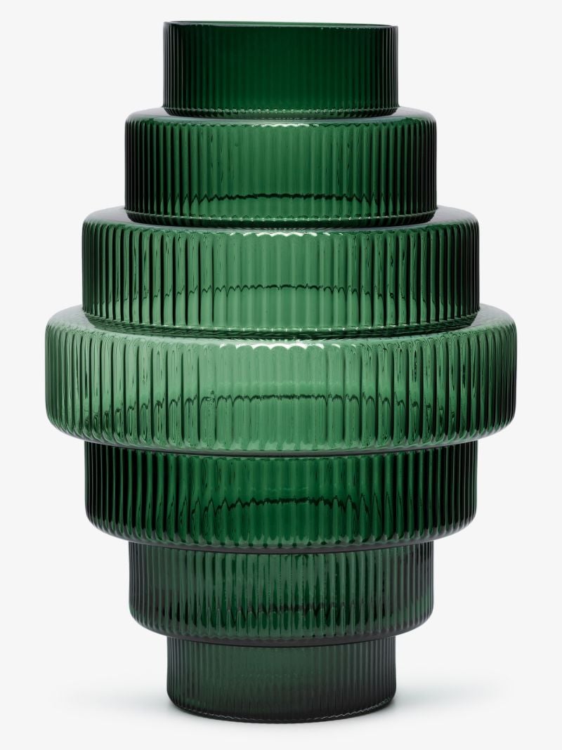 Green Steps Large Vase