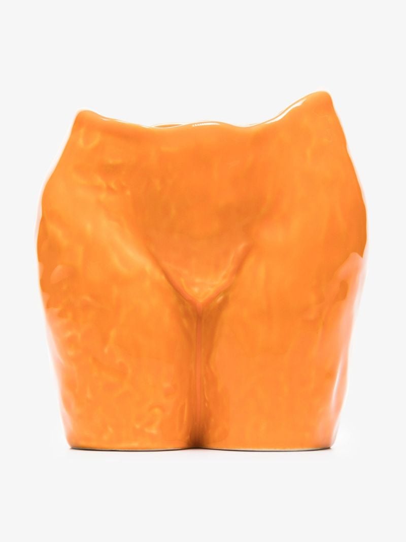 Orange Popotin Earthenware Pot