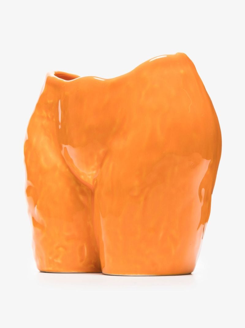 Orange Popotin Earthenware Pot