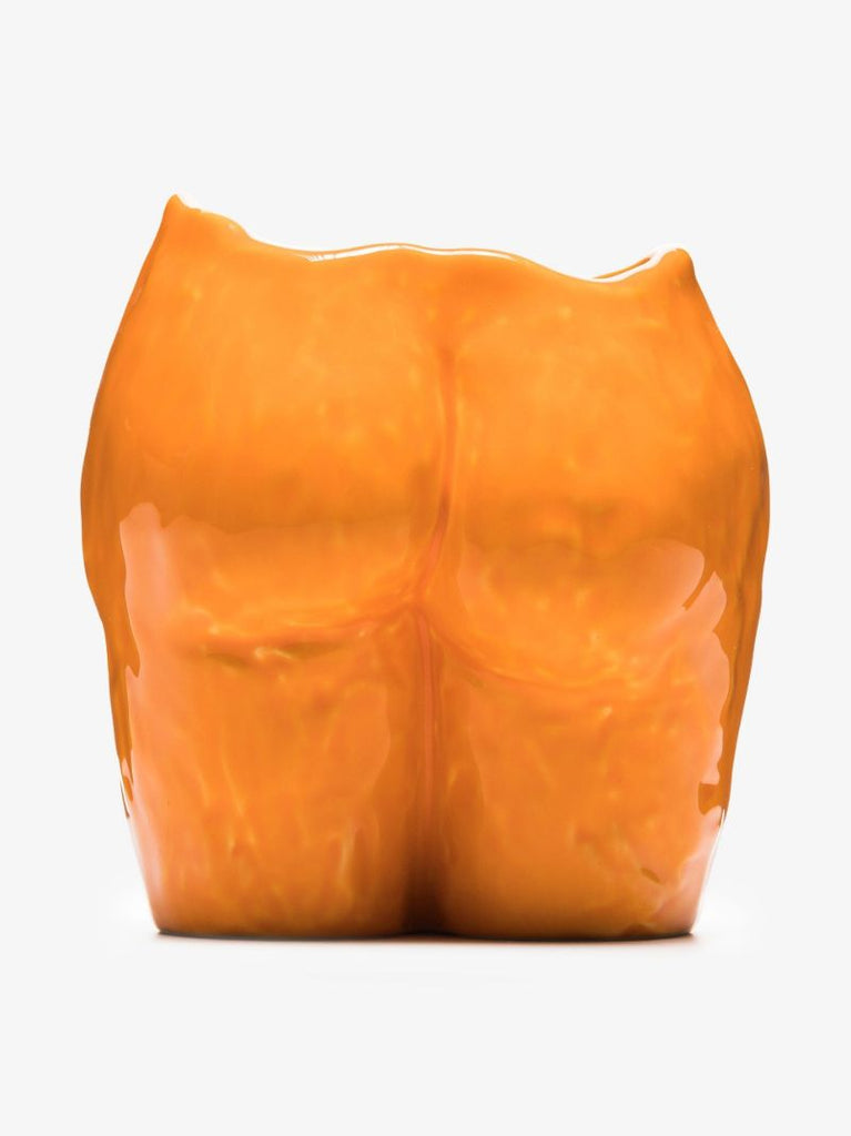 Orange Popotin Earthenware Pot