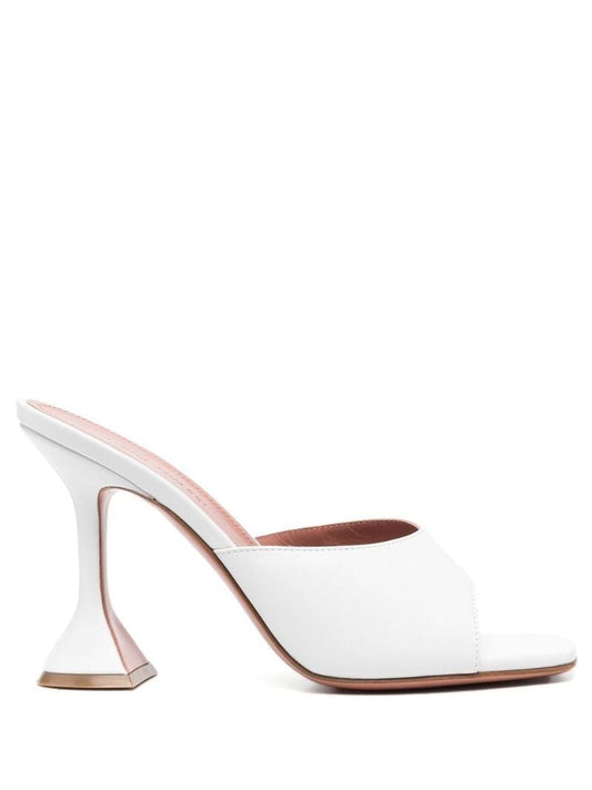 White Lupita 95 Mules