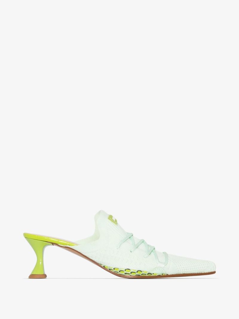 Green Hera 60 Mesh Mules