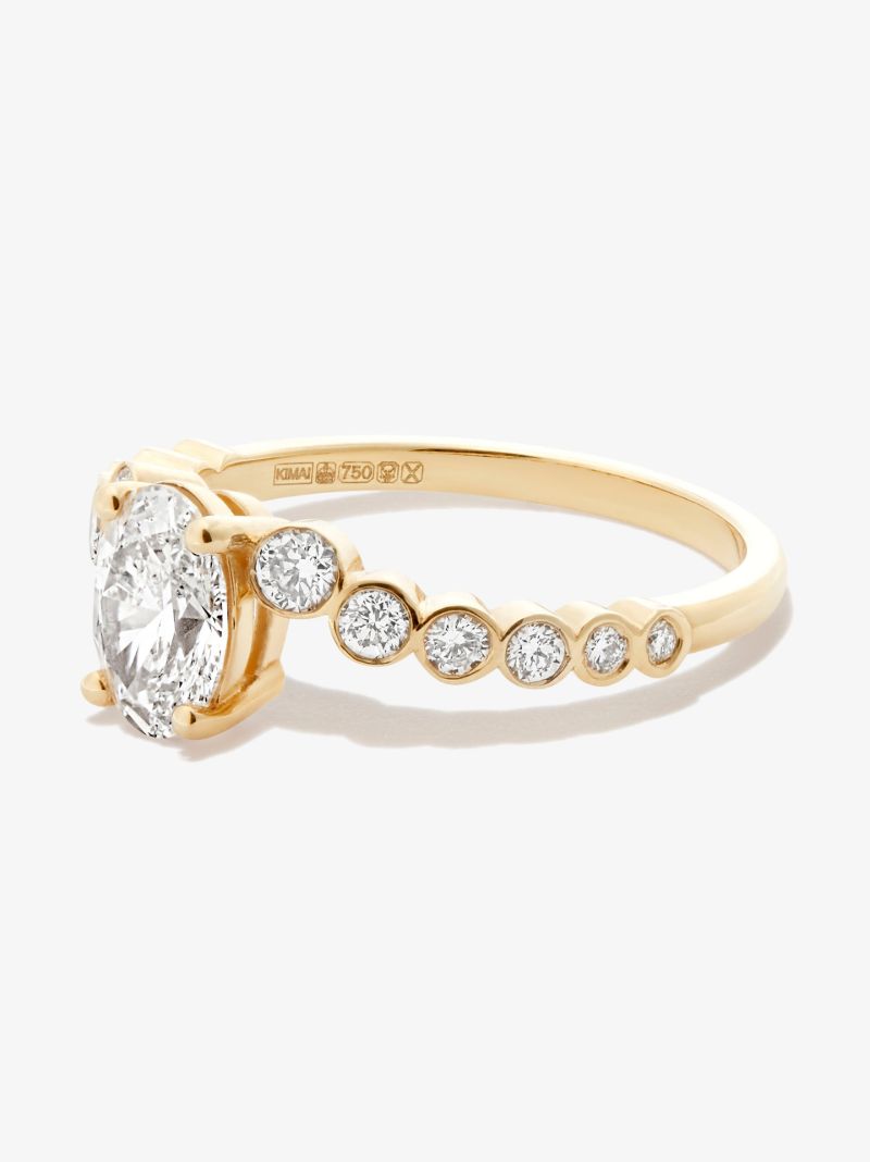 18k Yellow Gold Ruth Diamond Ring
