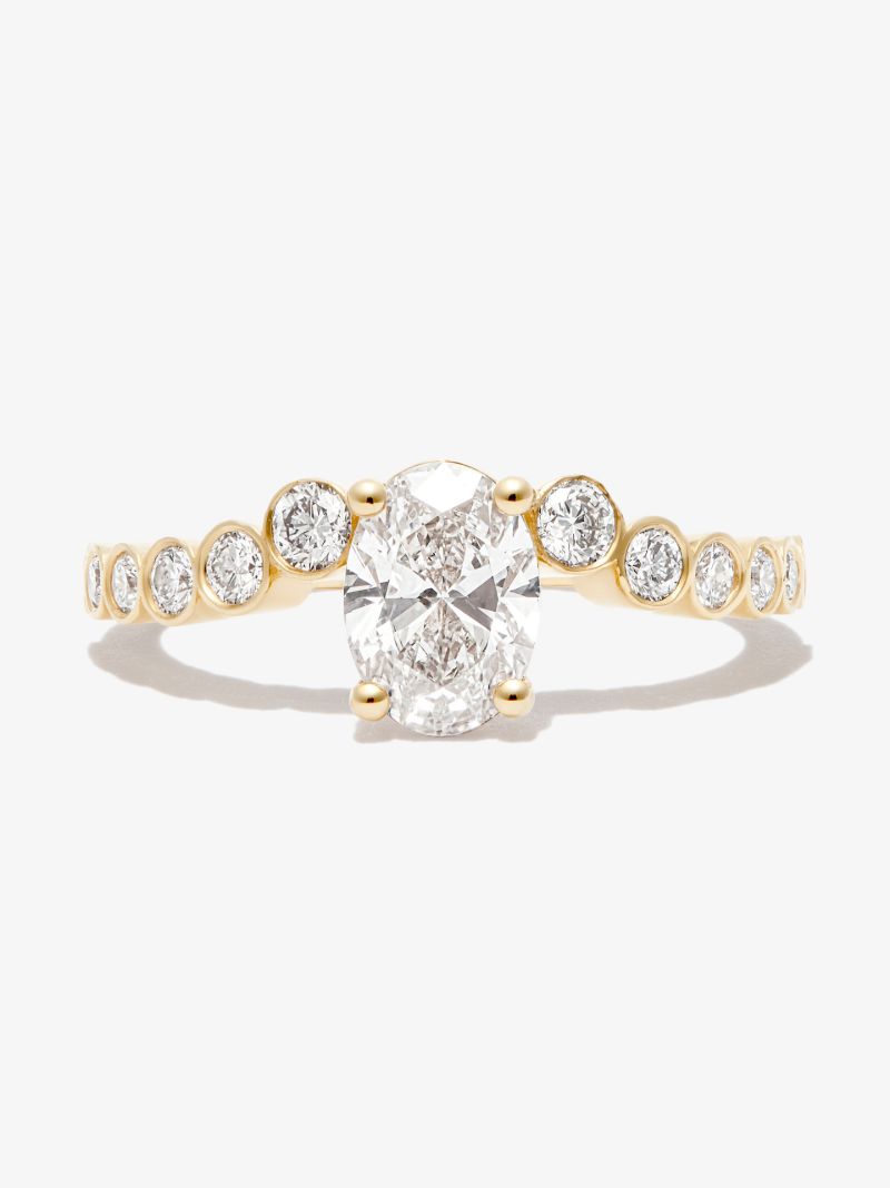 18k Yellow Gold Ruth Diamond Ring