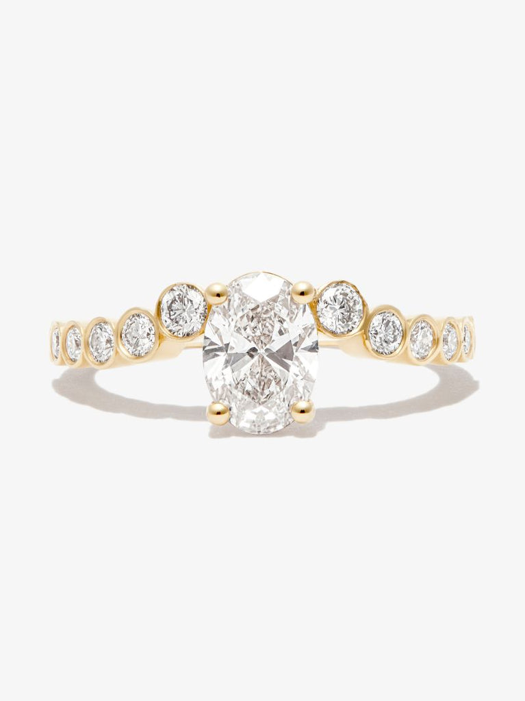 18k Yellow Gold Ruth Diamond Ring