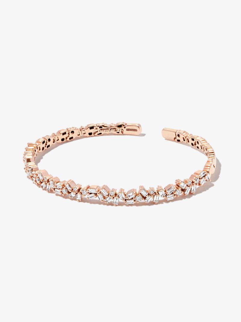 18k Rose Gold Sparkler Diamond Bracelet