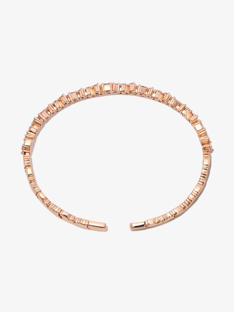 18k Rose Gold Sparkler Diamond Bracelet