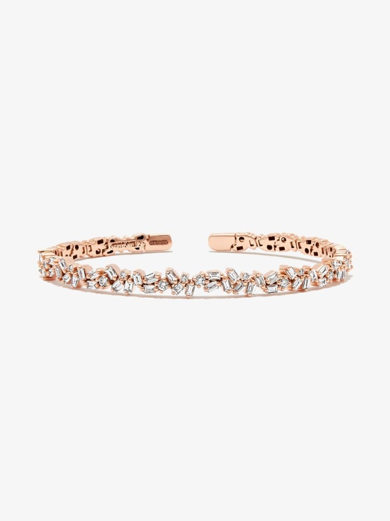 18k Rose Gold Sparkler Diamond Bracelet