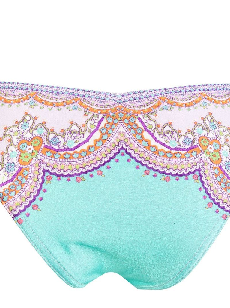 Multicolour Lola Paisley Print Bikini Bottoms