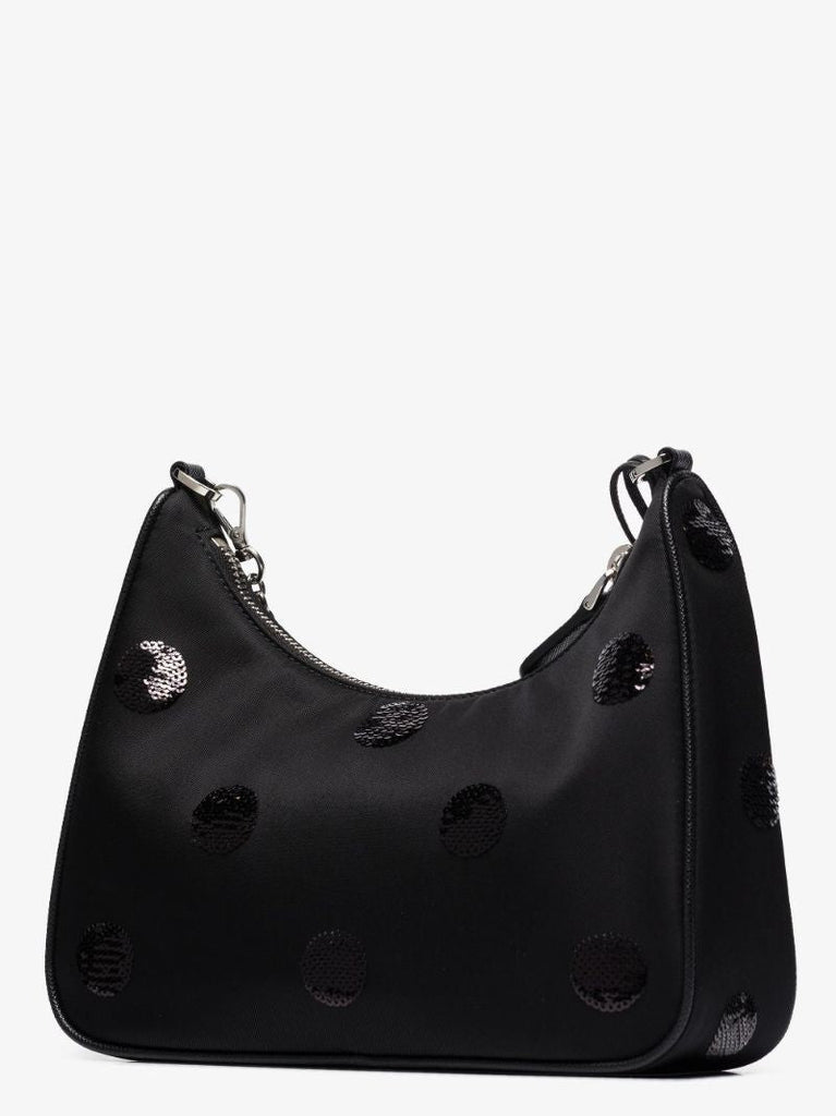 Black Re-edition 2005 Re-nylon Shoulder Bag