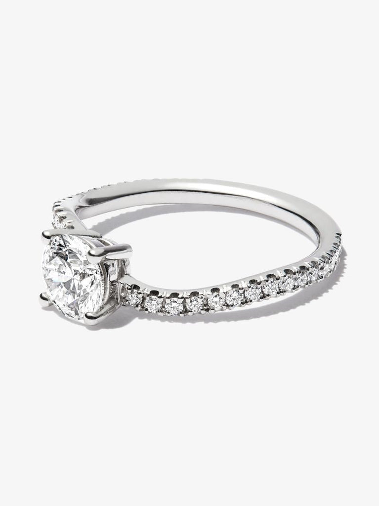 18k White Gold Grace Diamond Ring