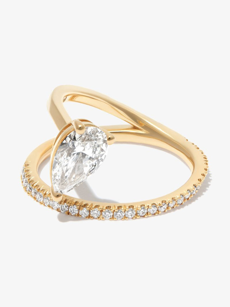 18k Yellow Gold Frida Diamond Ring