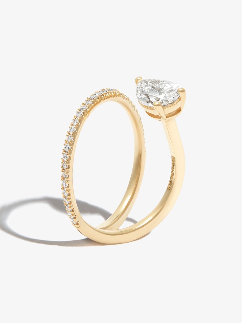 18k Yellow Gold Frida Diamond Ring