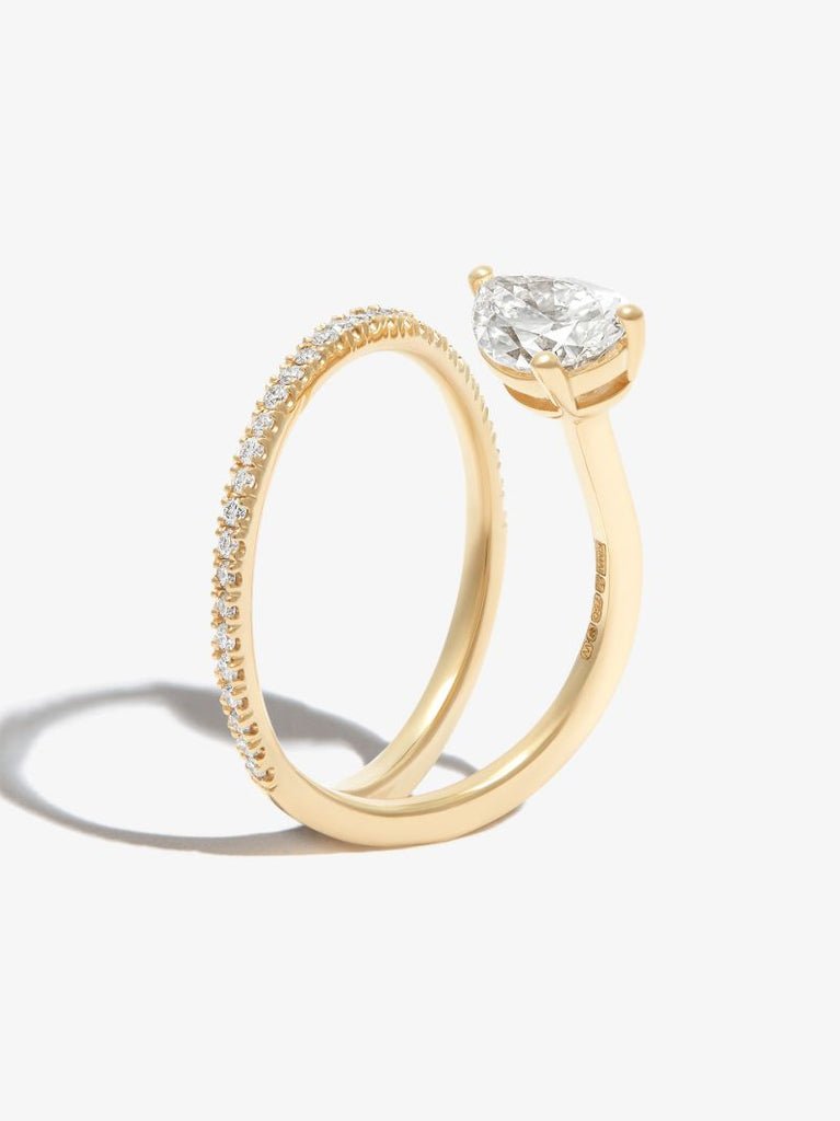 18k Yellow Gold Frida Diamond Ring
