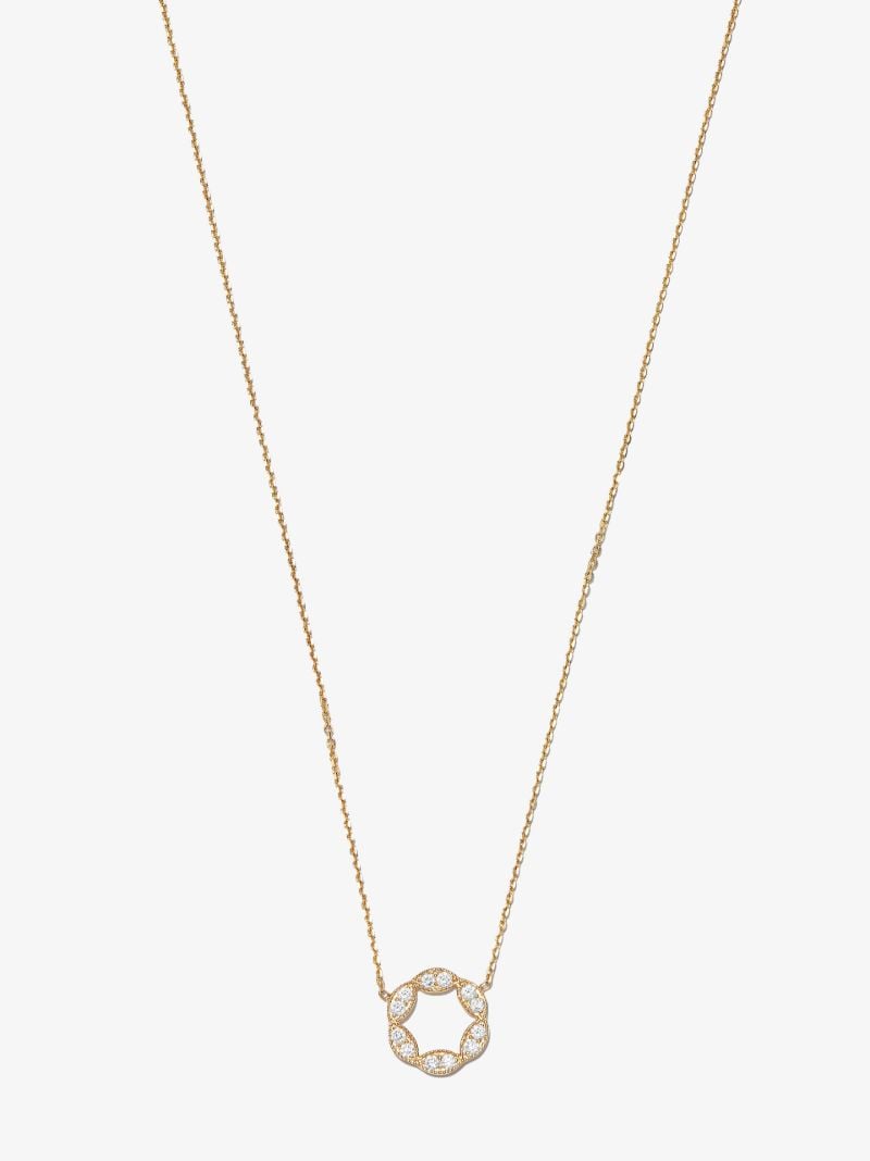 18k Yellow Gold Empress Diamond Necklace